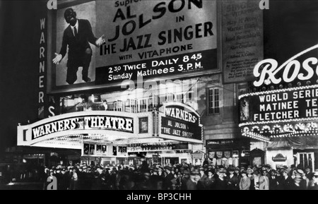 WARNER-KINO THEATRE NEW YORK THE JAZZ SINGER (1927) Stock Photo