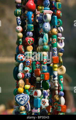 CHINA, Chongqing Province, Wushan. Riverboat Port at Little Three Gorges Staging Point-Tourist Souvenirs. Stock Photo