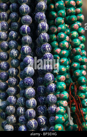 CHINA, Chongqing Province, Wushan. Riverboat Port at Little Three Gorges Staging Point-Tourist Souvenirs. Stock Photo