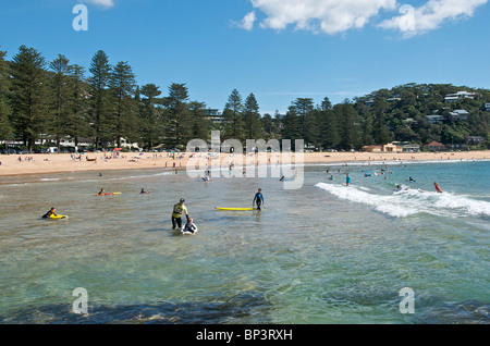 Swimmers Palm Beach Northern Beaches Sydney NSW Australia Stock Photo