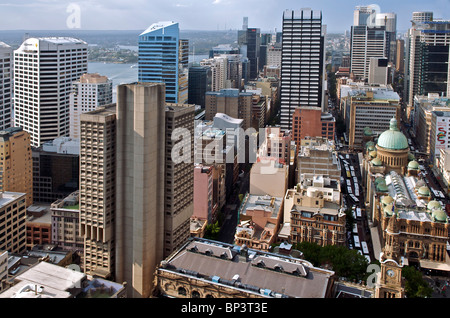 Aerial view of Sydney skyline Sydney NSW Australia Stock Photo