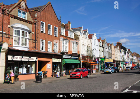 Shops on Connaught Avenue, Frinton on Sea, Essex, England Stock Photo ...