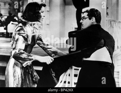 KATHARINE HEPBURN, CARY GRANT, BRINGING UP BABY, 1938 Stock Photo