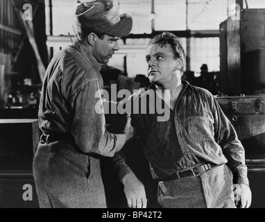 EDMOND O'BRIEN, JAMES CAGNEY, WHITE HEAT, 1949 Stock Photo