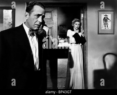 HUMPHREY BOGART, GLORIA GRAHAME, IN A LONELY PLACE, 1950 Stock Photo