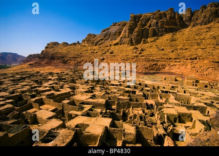 Saudi Arabia, Al-Ula, view of the old town, now abandoned Stock Photo