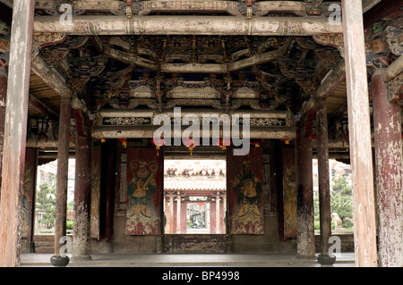 Longshan (Dragon Mountain) in Lukang is Taiwan's oldest Buddhist temple, built in 1653 AD Stock Photo