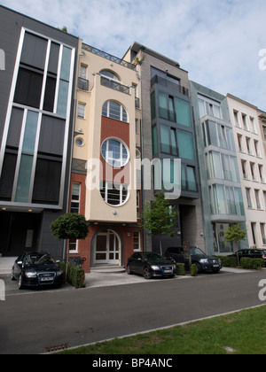 New luxury townhouses in Mitte district of Berlin Germany Stock Photo