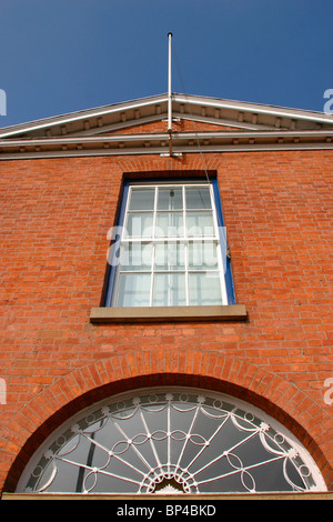 UK, England, Cheshire, Stockport, Cheadle Royal Business Park, Cheadle House hotel architectural detail Stock Photo