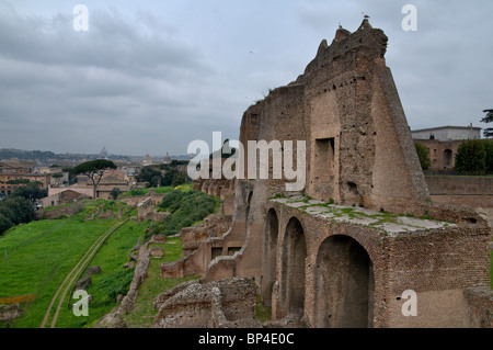 Ruins Palatine Hill Rome,Italy Stock Photo