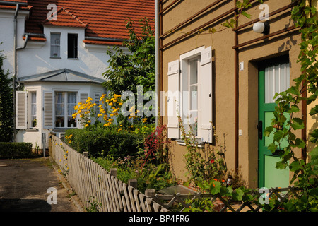 Gartenstadt Falkenberg, Falkenberg Garden City, ink box colony, UNESCO World Heritage Site, Berlin, Germany, Europe. Stock Photo