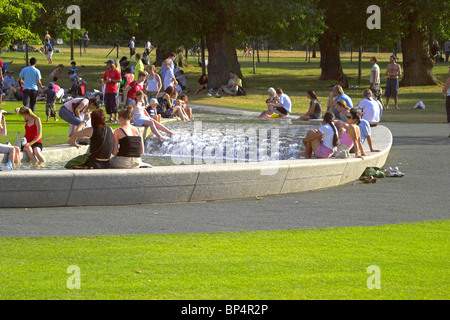 Princess Diana memorial fountain Stock Photo