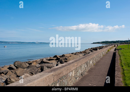 Belfast Lough as viewed from Holywood County Down. Stock Photo