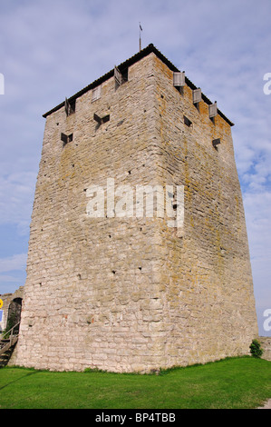 The Gunpowder Tower, Studentallen, Visby, Gotland County, Gotland Province, Kingdom of Sweden Stock Photo