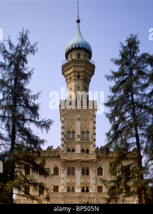 Villa Crespi Hotel, Lake Orta, Italy Stock Photo - Alamy