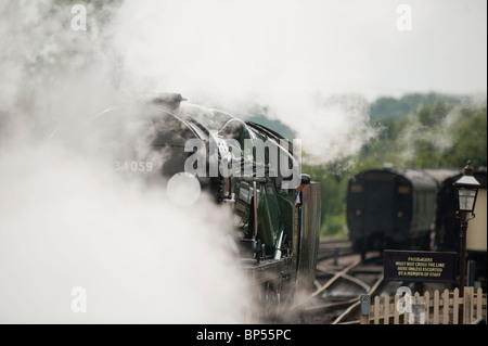 Sir Archibald Sinclair, Rebuilt Battle of Britain Class locomotive Stock Photo