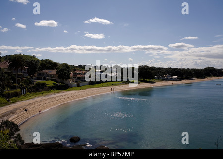 Cheltenham Beach in the Auckland suburb of Devonport, New Zealand. Stock Photo