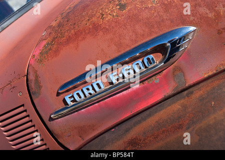 Detail of abandoned truck Stock Photo