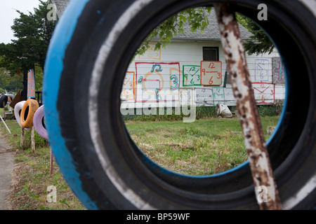 Heidelberg Street Art Project in Detroit Stock Photo