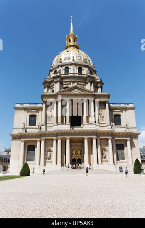 Tilt shot of 'les Invalides' Stock Photo