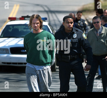 Police capture a burglary suspect after a chase in New Haven CT USA Stock Photo