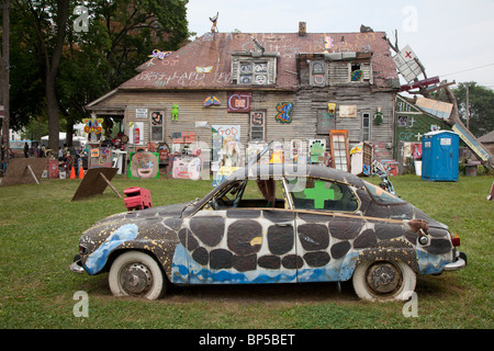 Heidelberg Street Art Project in Detroit Stock Photo