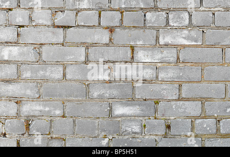 Brick wall with traces atmospheric destruction - a background Stock Photo
