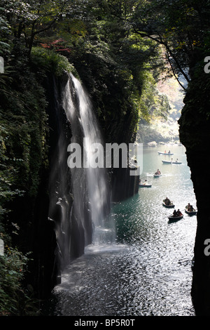 Manai Waterfall, Takachiho, Nishiusuki, Miyazaki, Japan Stock Photo