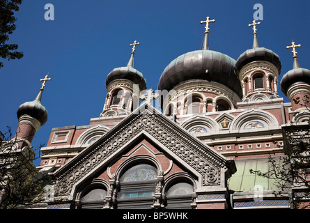 St. Nicholas Russian Orthodox Cathedral, NYC Stock Photo
