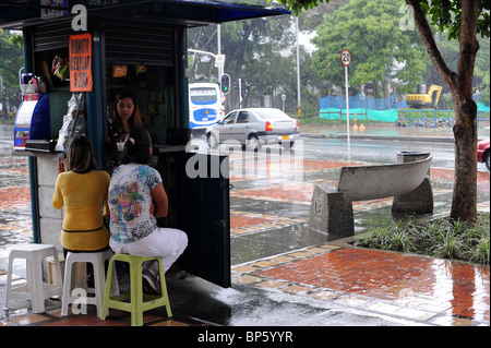 Rainy season in Medellin, Colombia Stock Photo