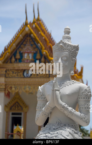 Southeast Thailand, Ko Samui (aka Koh Samui). Khunaram Temple. Stock Photo