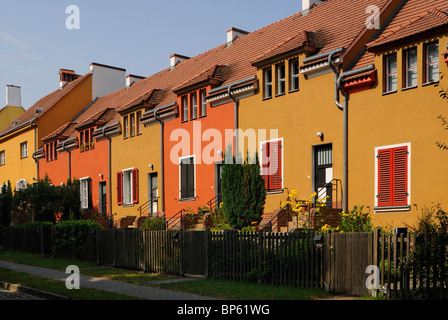 Gartenstadt Falkenberg, Falkenberg Garden City, ink box colony, UNESCO World Heritage Site. Berlin Treptow, Germany, Europe. Stock Photo