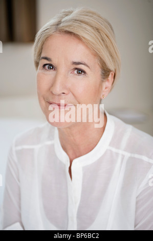 Portrait of a woman smiling Stock Photo