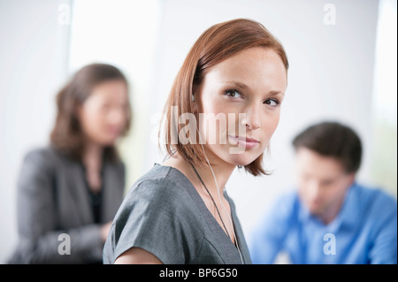 Close-up of a businesswoman Stock Photo