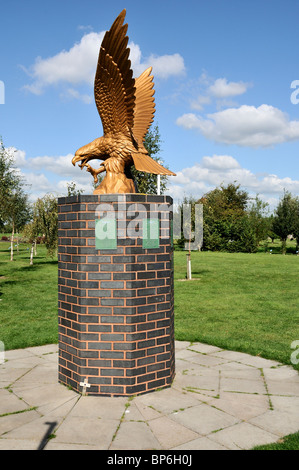 The Memorial to the Royal Auxiliary Air Force at the National Memorial Arboretum, Staffordshire, England Stock Photo