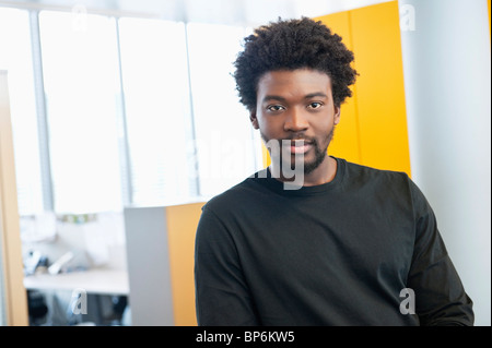 Portrait of a businessman in an office Stock Photo