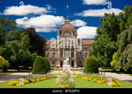 Palace of the Rhine at the Place de la Republique in Strasbourg France Stock Photo