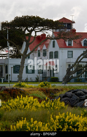 US Coast Guard Station Humboldt Bay, near Eureka, California Stock Photo