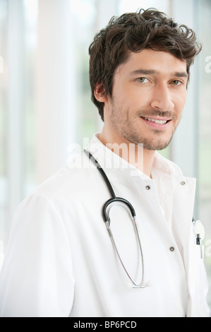Portrait of a doctor smiling Stock Photo