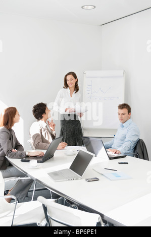 Business executives in a meeting Stock Photo