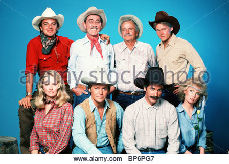 SAM ELLIOTT CYBILL SHEPHERD THE YELLOW ROSE (1983 Stock Photo, Royalty ...