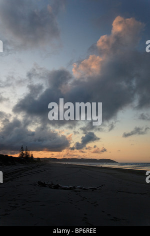 Sunset views ove Ohope beach, Whakatane Stock Photo