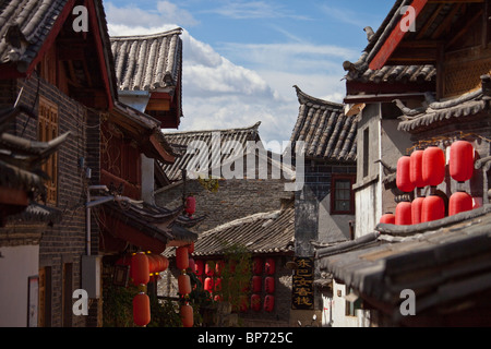 Old town, Lijiang, Yunnan Province, China Stock Photo