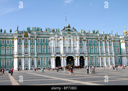 The Hermitage, aka The Winter Palace in St. Petersburg, Russia Stock Photo