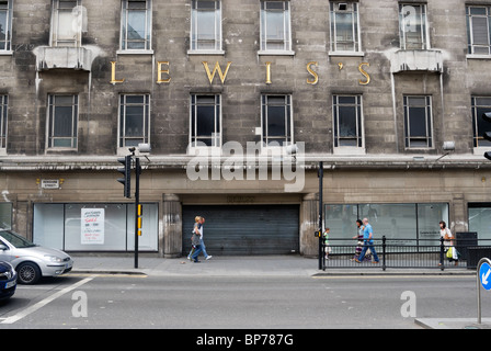 Lewis's,Liverpool's only independent department store which opened in 1856 and closed down March/April 2010. Stock Photo