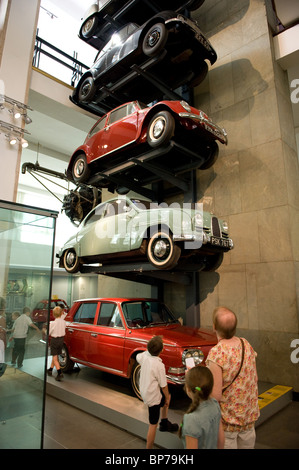 Vintage cars in the Science Museum, London SW3 Stock Photo