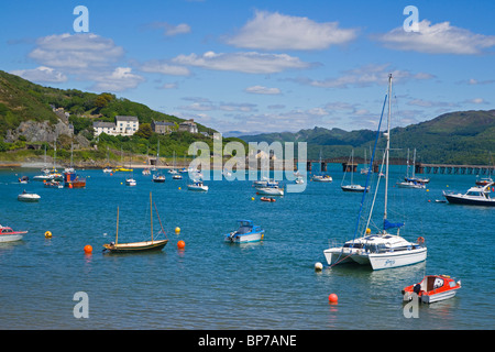 Barmouth, harbour, summer festival, boats, North Wales, UK Stock Photo