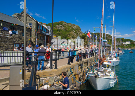 Barmouth, harbour, summer festival, boats, North Wales, UK Stock Photo