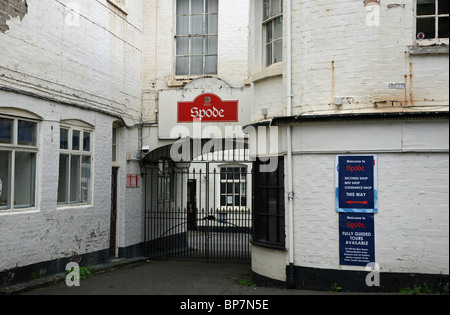The now closed Spode Pottery factory at Stoke-on-Trent, Staffordshire, England, UK Stock Photo