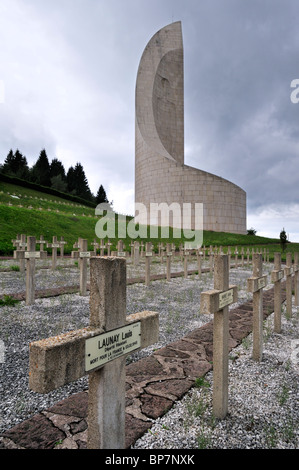 The Monument to the Departed at Natzweiler-Struthof, only WW2 concentration camp by Nazis on French territory, Alsace, France Stock Photo